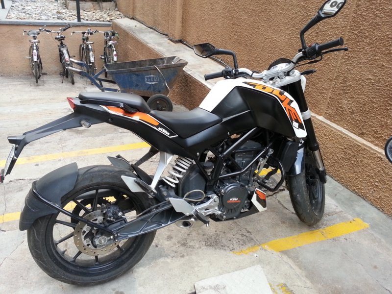 ktm duke 200 rear fender price