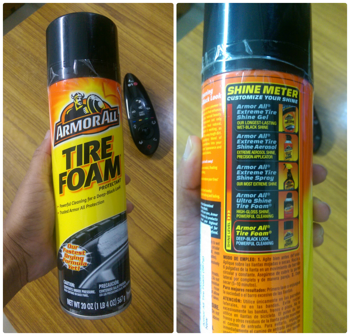 Ultra Shine Tire Foam