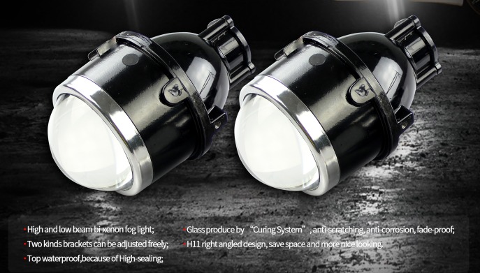 H4 9003 LED Mini Bi-LED Projector Headlight Lens 70W 5500K LED Light Bulb -  China Auto Lamps, Auto Lights