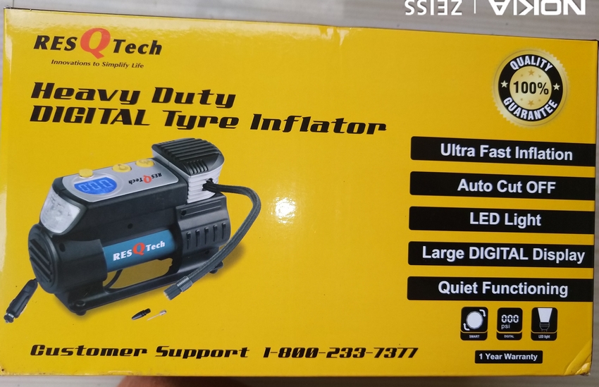 Resqtech heavy deals duty tyre inflator