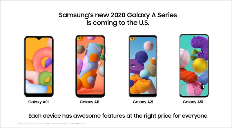 list of samsung galaxy a series