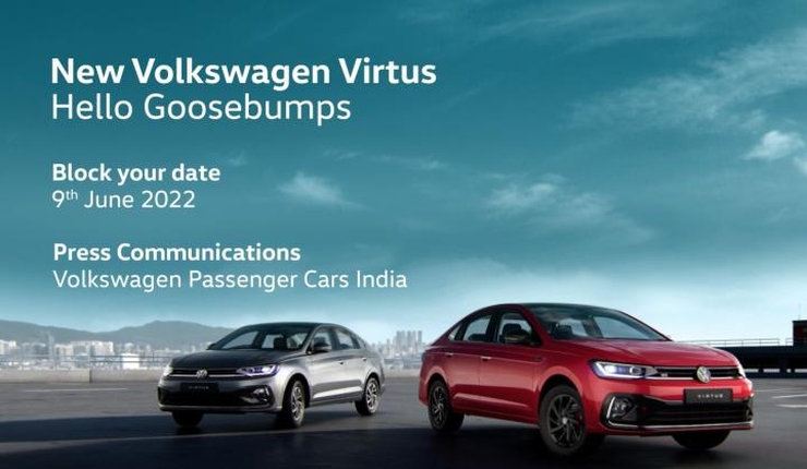Volkswagen Virtus: Volkswagen to unveil premium Virtus on June 9