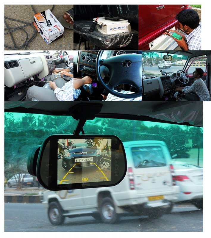 Tata sumo car rear view monitor installation.jpg