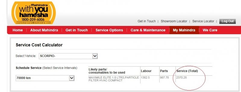 My Scorpio 70000km service.jpg