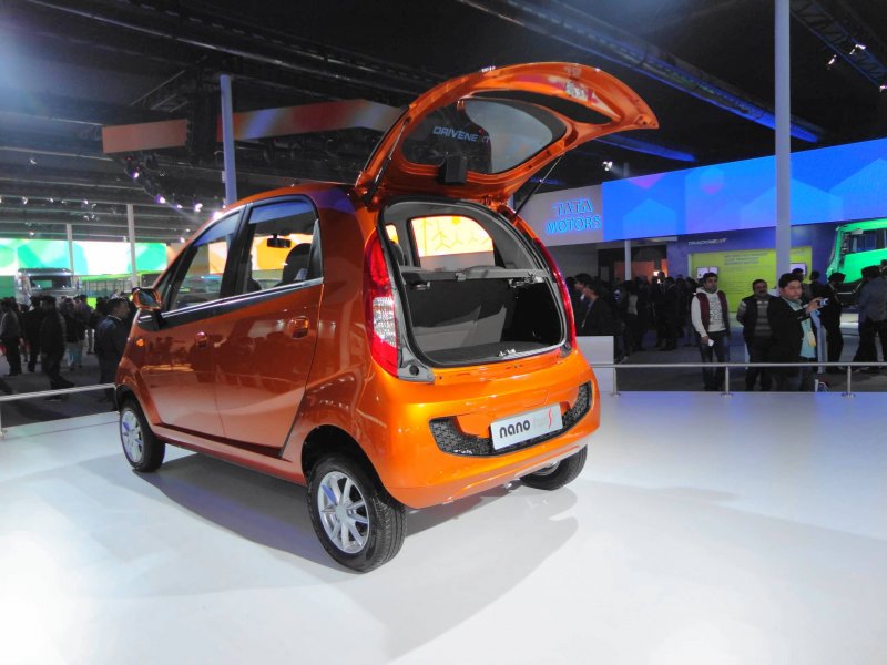 Tata Nano Automatic And Openable Boot Variants Revealed At Auto Expo 2014