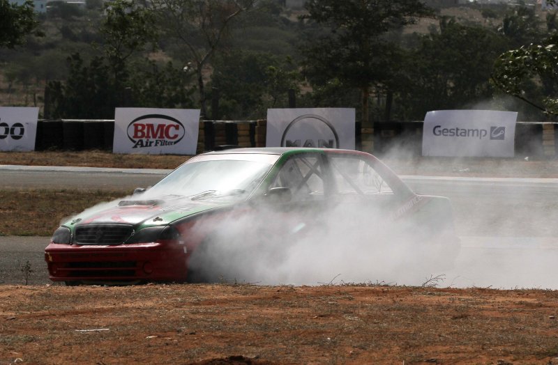 Arjun Narendran's car which packed up during ITC class qualifying session (July 15).JPG