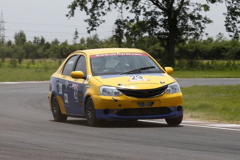 AS Prabhu, winner of Indian Junior Touring Cars race (July 22).JPG