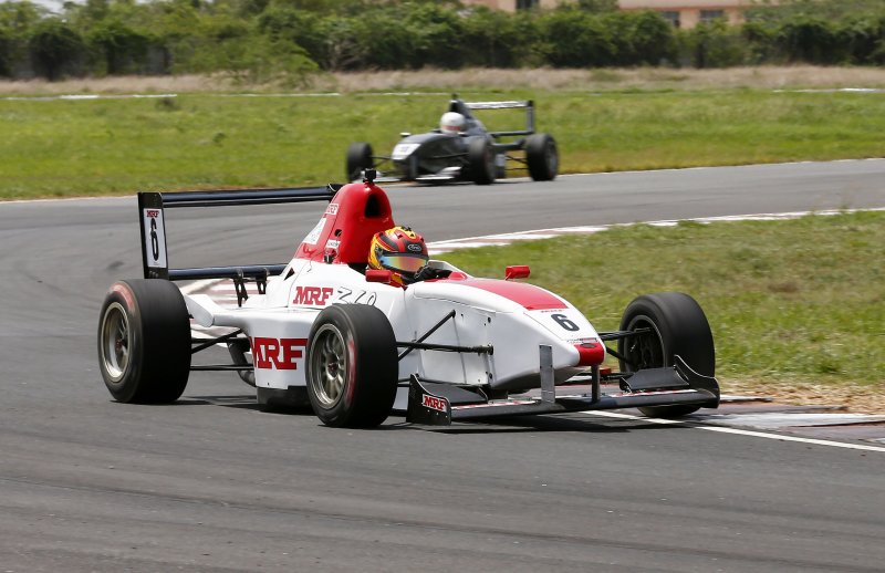 Sandeep Kumar, winner of MRF FF1600 Race-2 (July 23).JPG