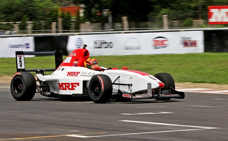 Sandeep Kumar, winner of MRF FF1600 race (Aug 19).JPG