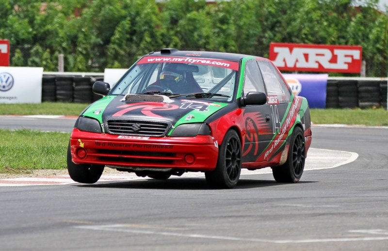 Arjun Narendran, winner of Indian Touring Cars race (Aug 19).JPG