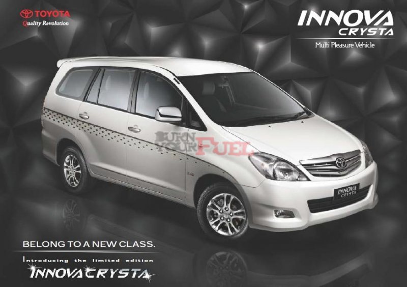 innova crysta body sticker