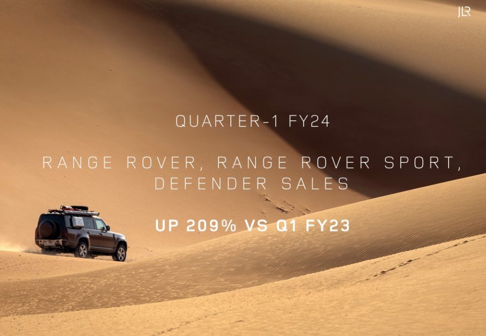 RR, RRS, Defender sales up 209% in Q1 FY24 vs Q1 FY23.JPG