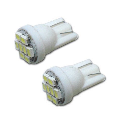 Powerful Two Car Bike Auto White 8 LED Lights Bulbs 12V 0007.jpg