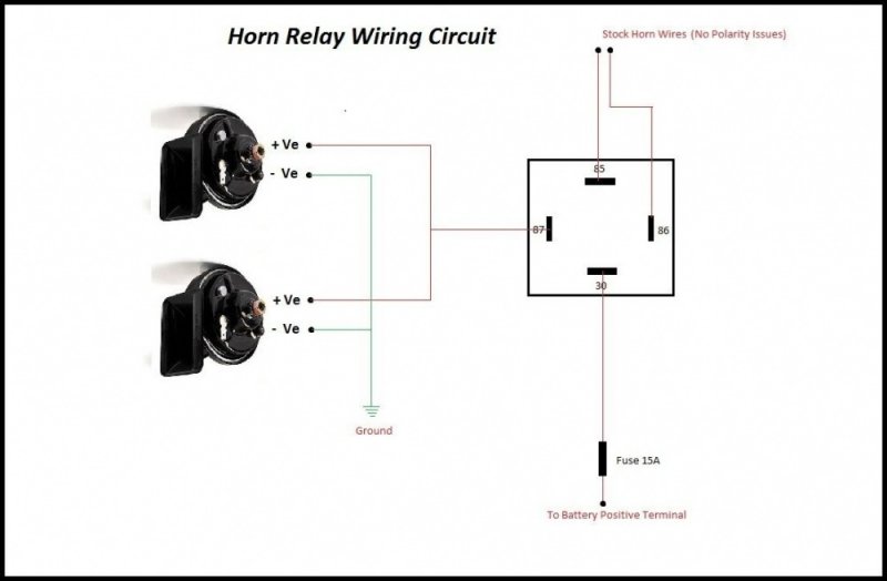 12 Volt Horn Relay Wiring Diagram more wiring