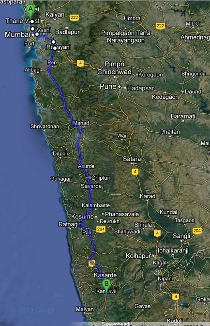 Mumbai To Kankavli Road Map Driving To My Native Place (Kankavali) | The Automotive India