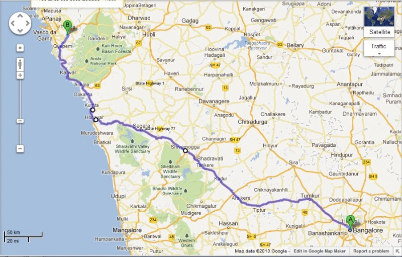 Bangalore To Gadag Distance By Road Road Trip To Land Of Beaches...goa!!! | The Automotive India