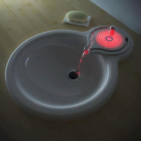 Fancy sink, the COLOR says if it's hot or cold water...jpg