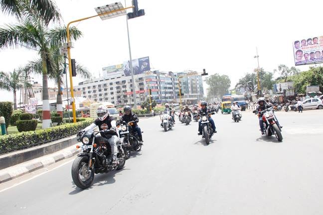 Leading the Founders' Ride- Mr. Anoop Prakash, MD Harley-Davidson India in Indore today.jpg